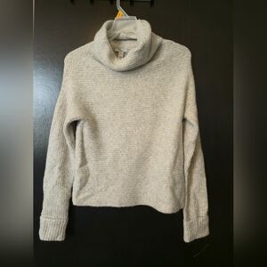Daily Ritual Light Gray Cowl Neck Sweater Xs Fit Small